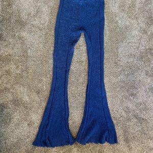 Free people knit flare pants